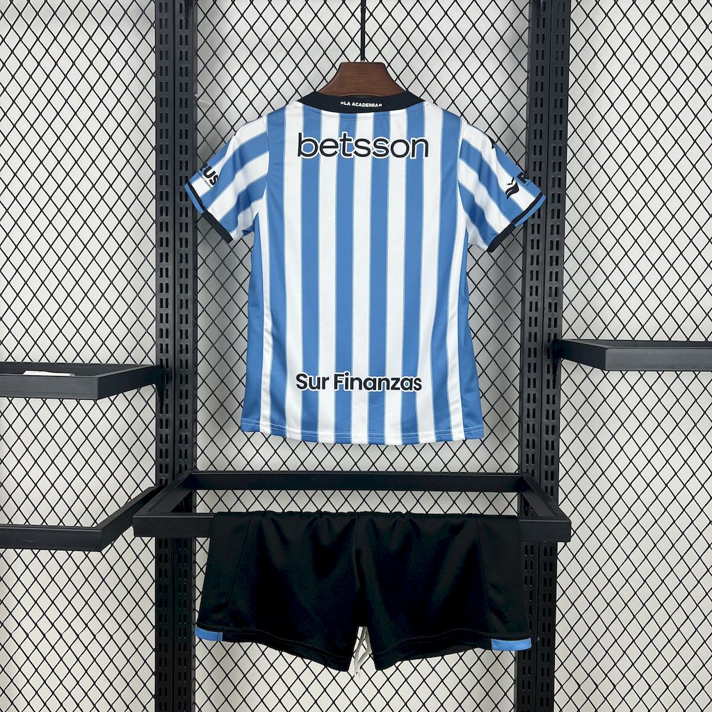 Kit Infantil Racing Home 25/26 - Azul e Branco