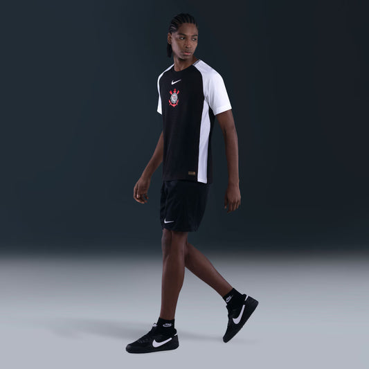 Corinthians Away 25/26 Jogador Nike Masculino - Preta e Branca