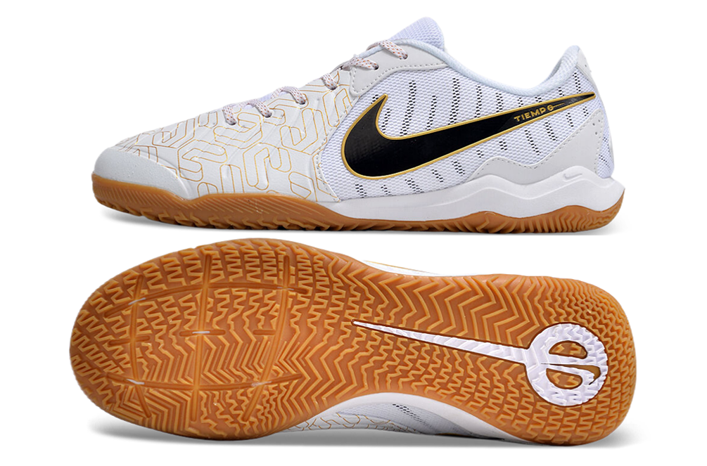 Chuteira Futsal Nike Tiempo Legend 10 Academy IC - Preto e Branco