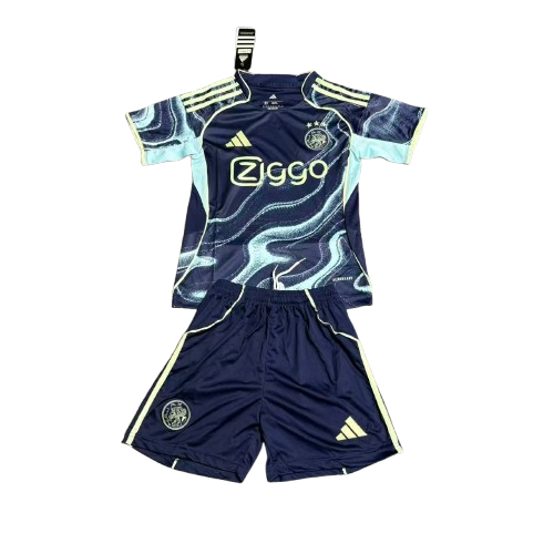Kit Infantil Ajax Third 25/26 - Azul Escuro