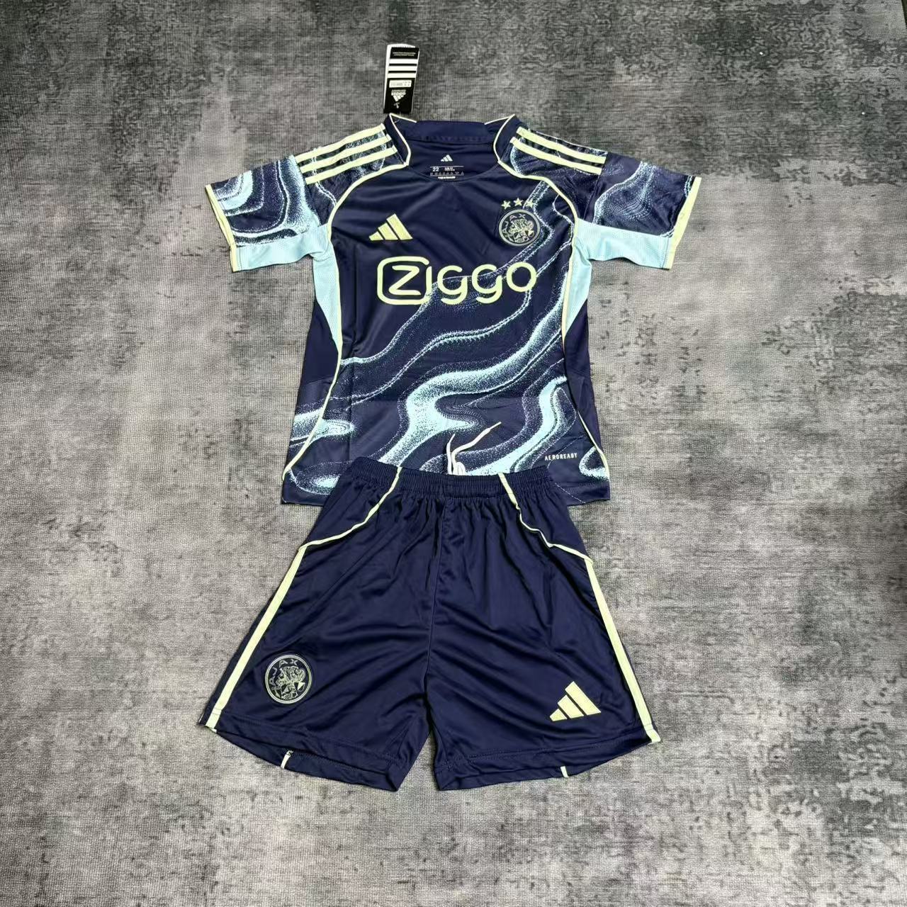 Kit Infantil Ajax Third 25/26 - Azul Escuro