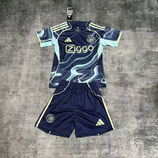 Kit Infantil Ajax Third 25/26 - Azul Escuro