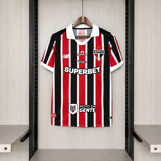São Paulo Away 26/27 Com Patrocinadores Torcedor NB - Tricolor