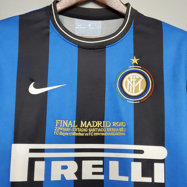 Inter de Milão Home Retrô 2010 Nike - Azul e Preta