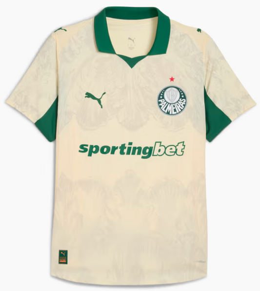 Palmeiras Edição Especial Mundial 25/26 Torcedor Masculino - Bege