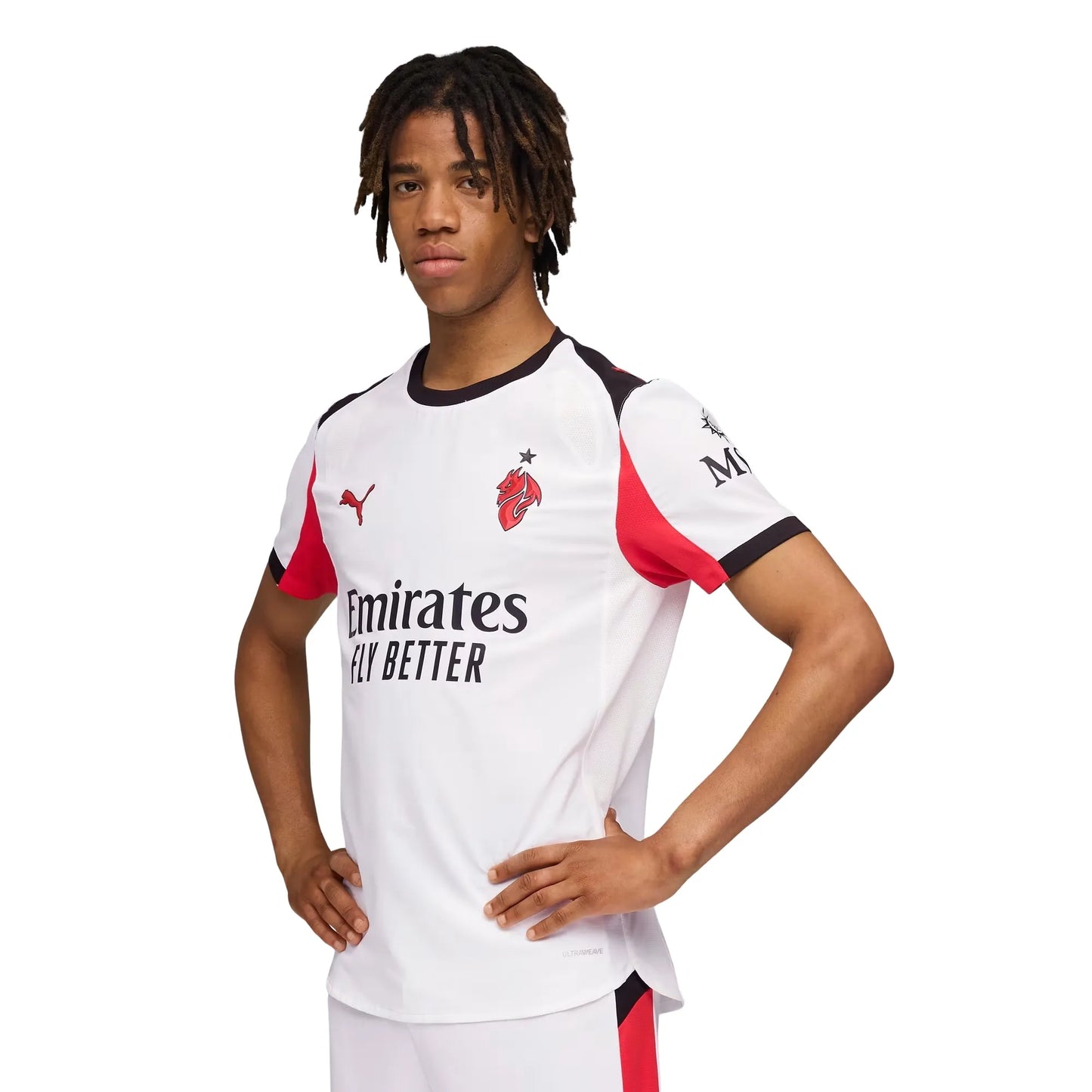 Milan Away 25/26 Torcedor Puma - Branca