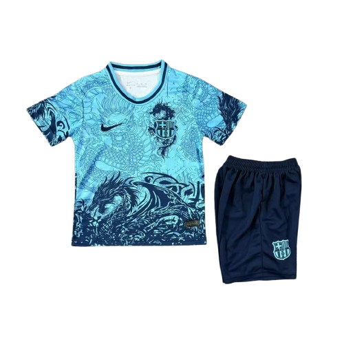 Kit Infantil Barcelona Edição Especial 25/26 - Azul Claro