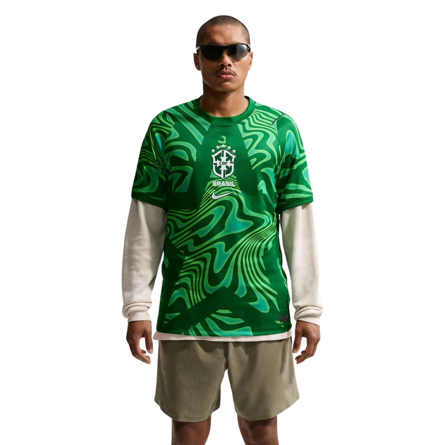 Brasil Goleiro 26/27 Torcedor Nike Masculina - Verde