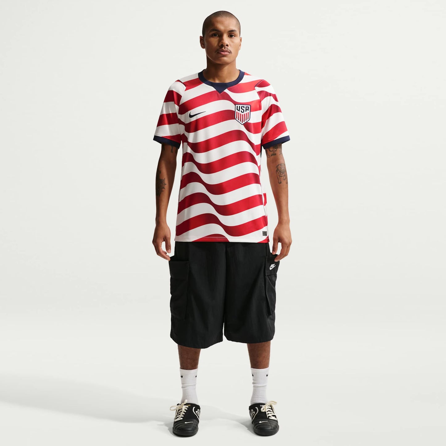 EUA Home 26/27 Torcedor Nike - Branco e Vermelho