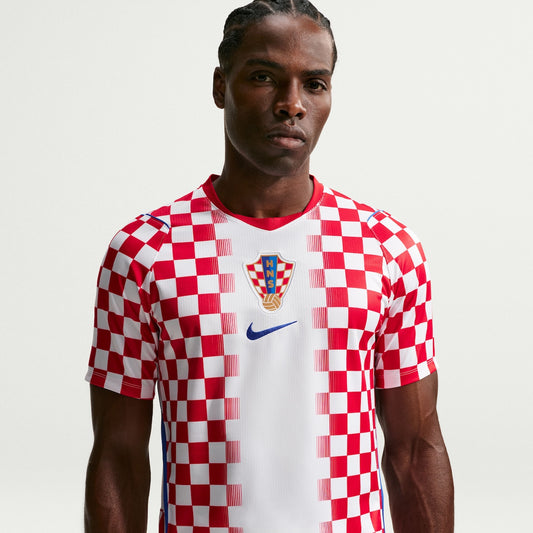 Cróacia Home 26/27 Masculino Jogador Nike - Branca
