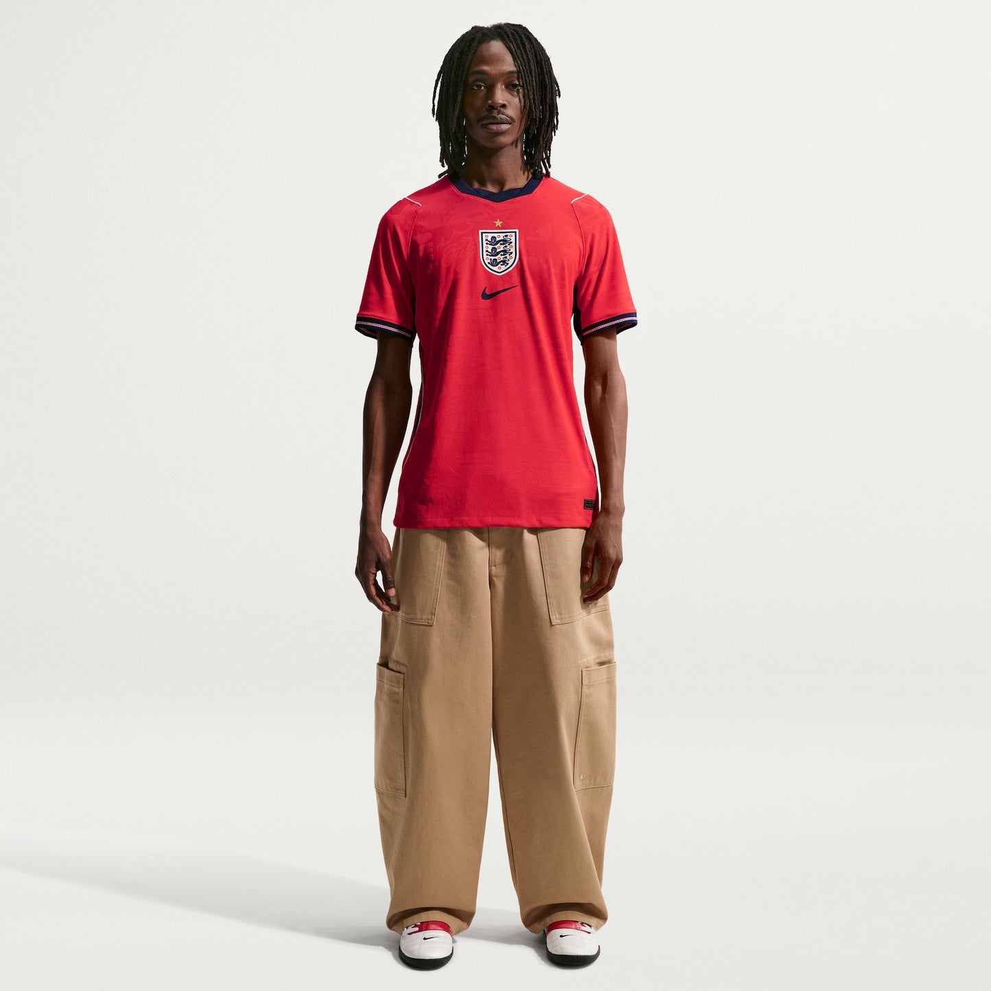 Inglaterra Away 26/27 Jogador Masculino Nike - Vermelho