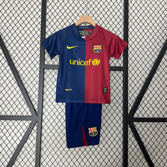 Kit Infantil Barcelona Home Retrô 08/09 Nke - Grená