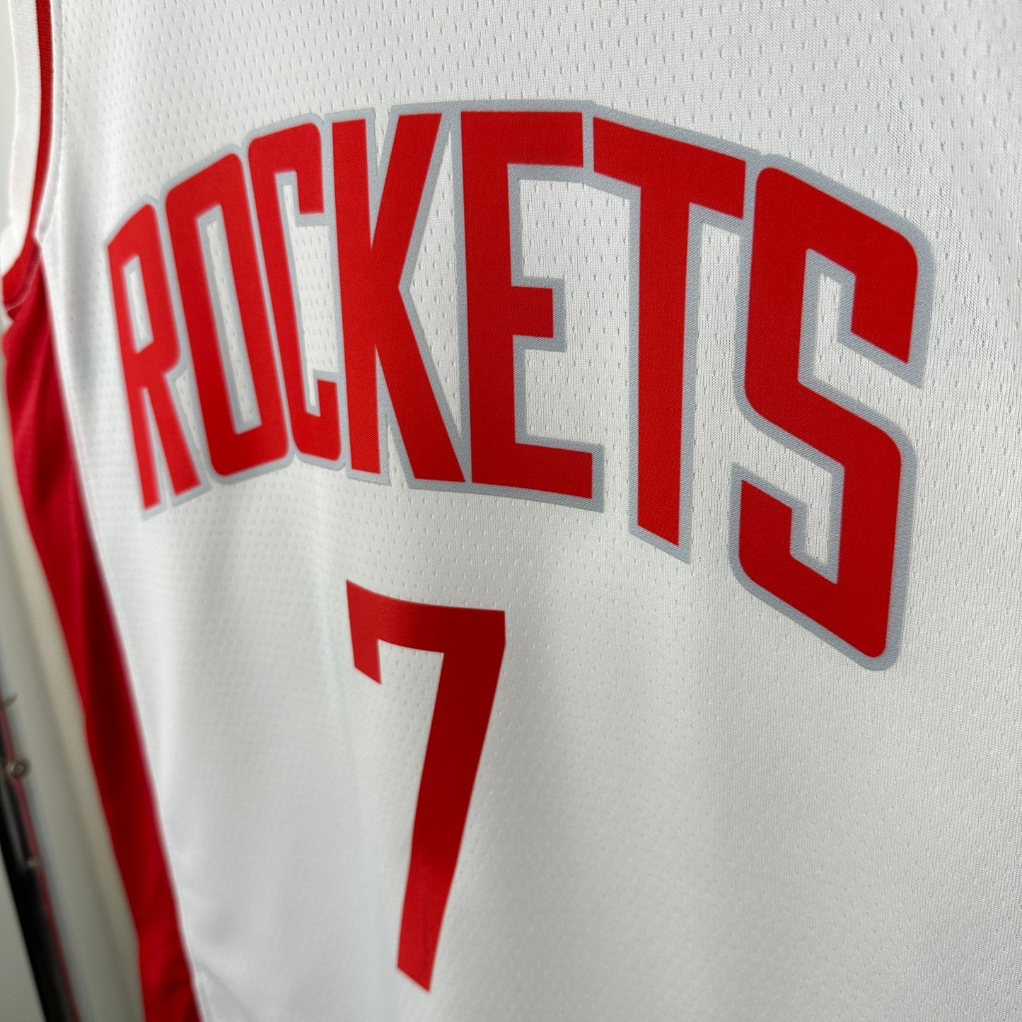 Regata Houston Rockets Masculina - Branca e Vermelha