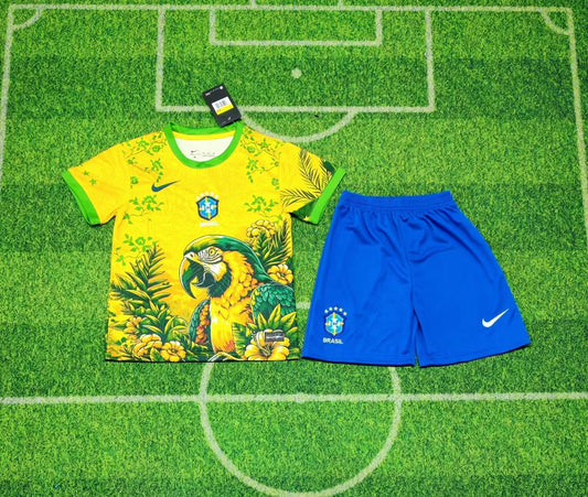 Kit Infantil Brasil Edição Especial 25/26 - Amarelo