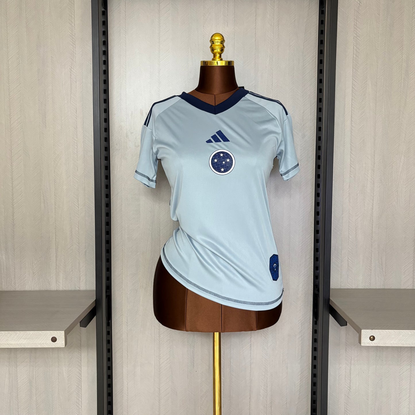 Cruzeiro Goleiro 25/26 Adidas Feminina - Cinza