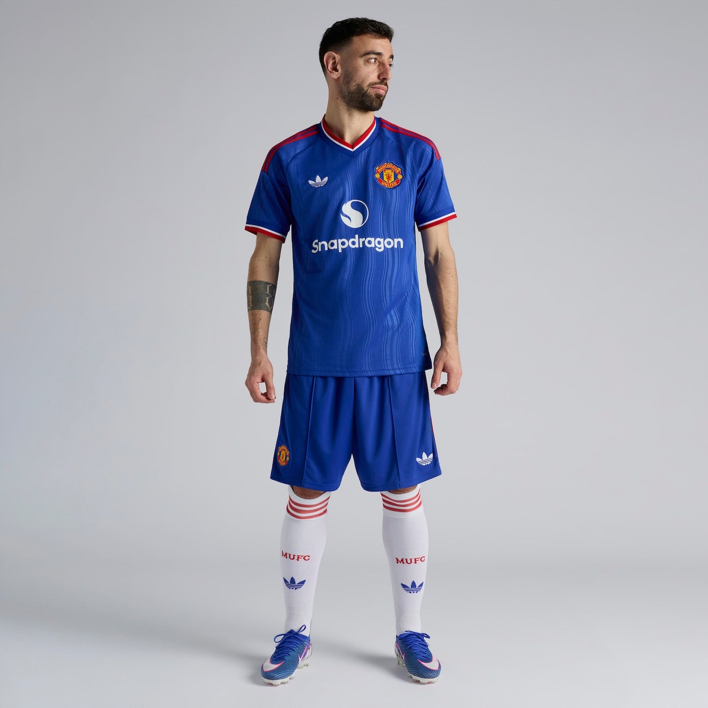 Manchester United Away 26/27 Torcedor Adidas - Azul