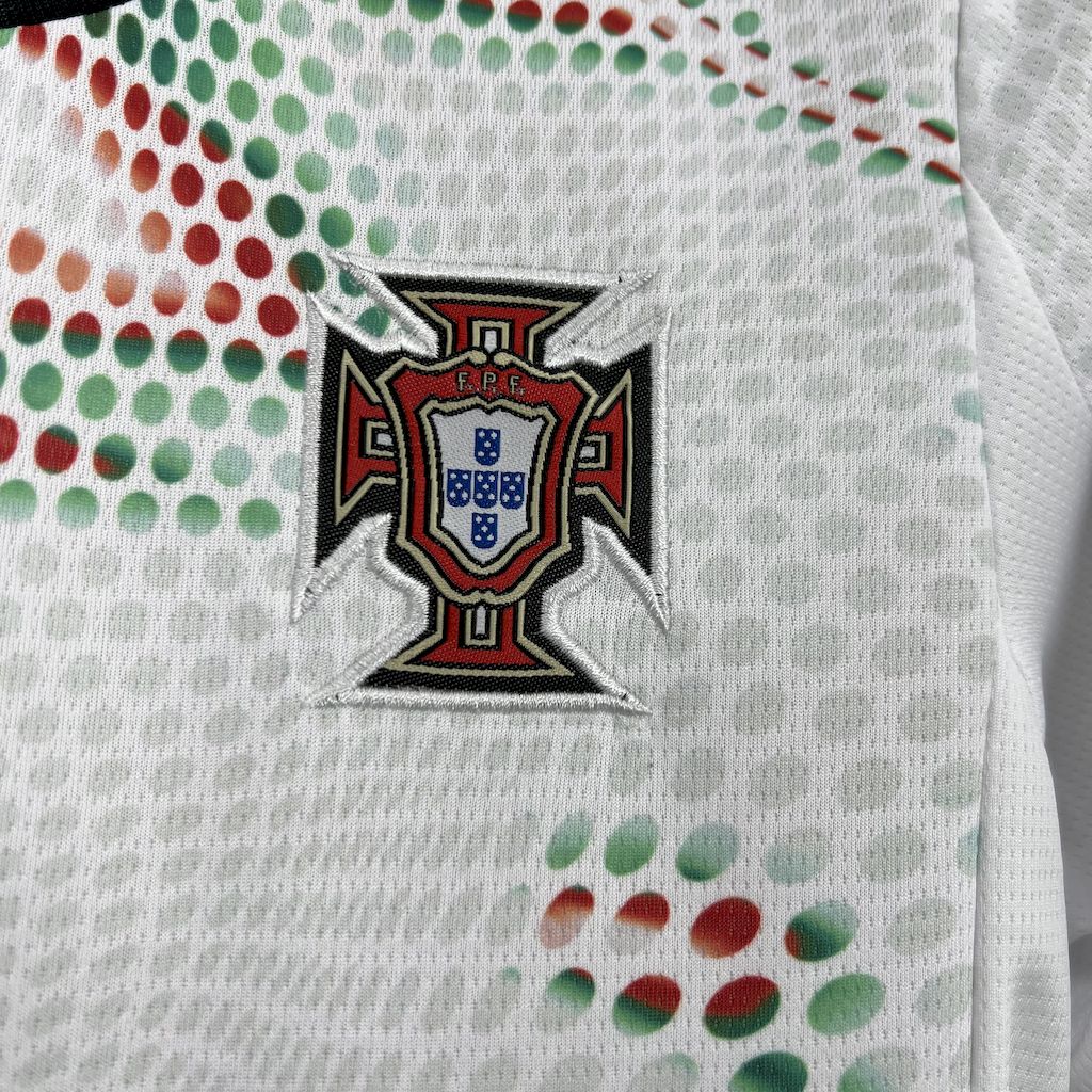 Kit Infantil Portugal Away 25/26 - Branca