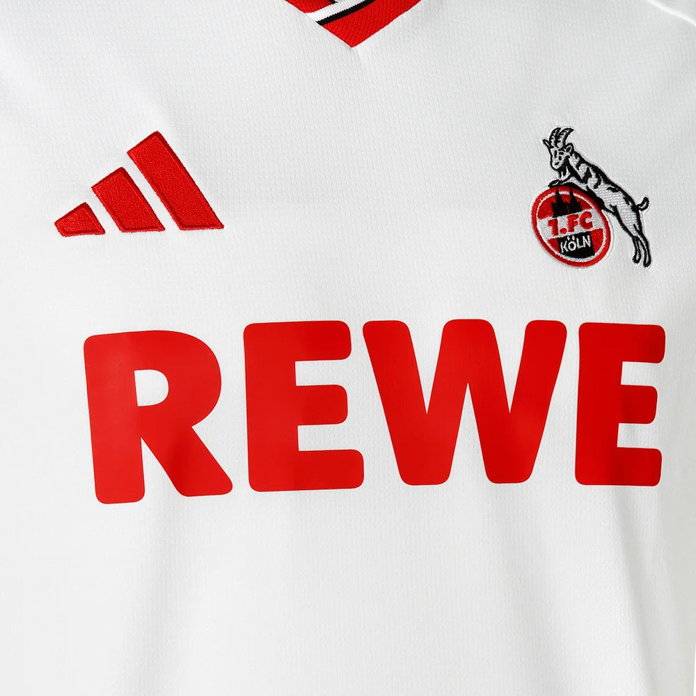 1. FC Köln Home 26/27 Torcedor Adidas - Branca