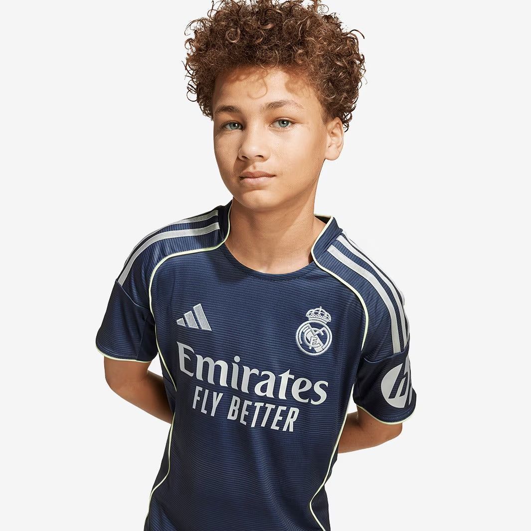 Kit Infantil Real Madrid Away 25/26 - Azul Escuro