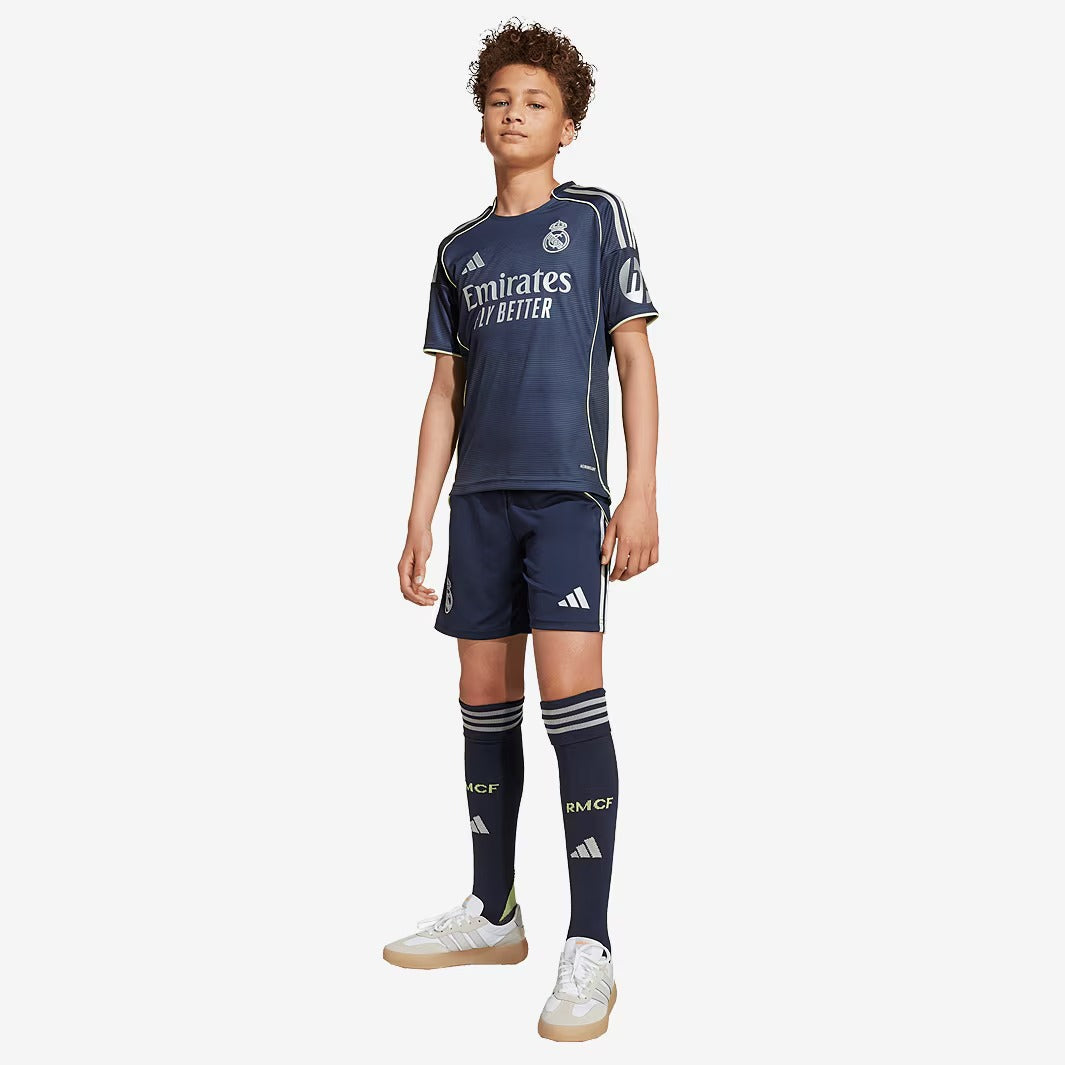 Kit Infantil Real Madrid Away 25/26 - Azul Escuro