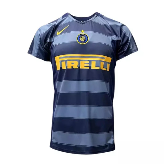 Inter de Milão Away Retrô 04/05 Nike - Azul e Cinza