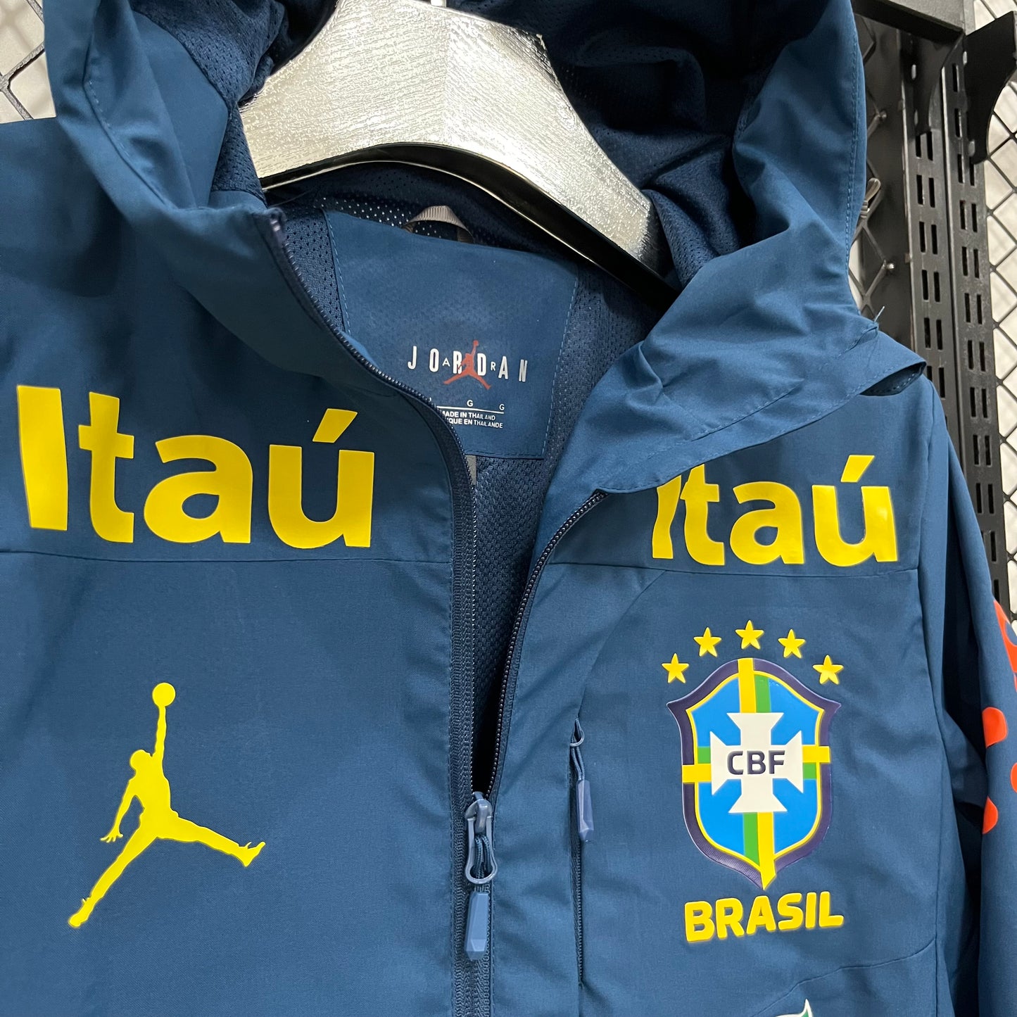 Jaqueta Brasil Jordan - Azul