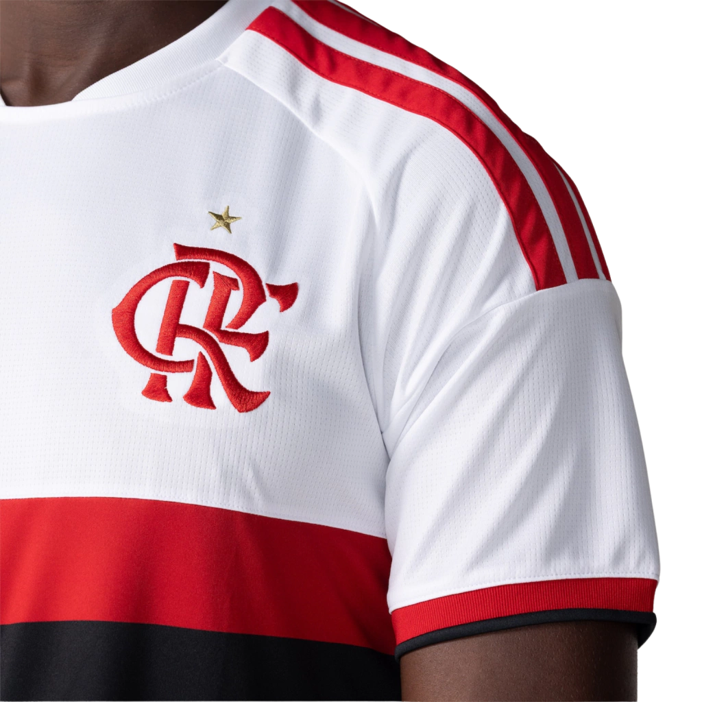 Flamengo Away 26/27 Torcedor Adidas Masculina - Branca