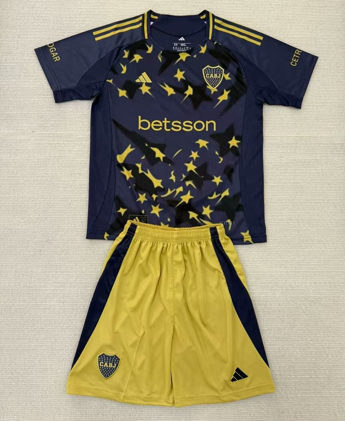 Kit Infantil Boca JRS Third 25/26  - Azul Escuro