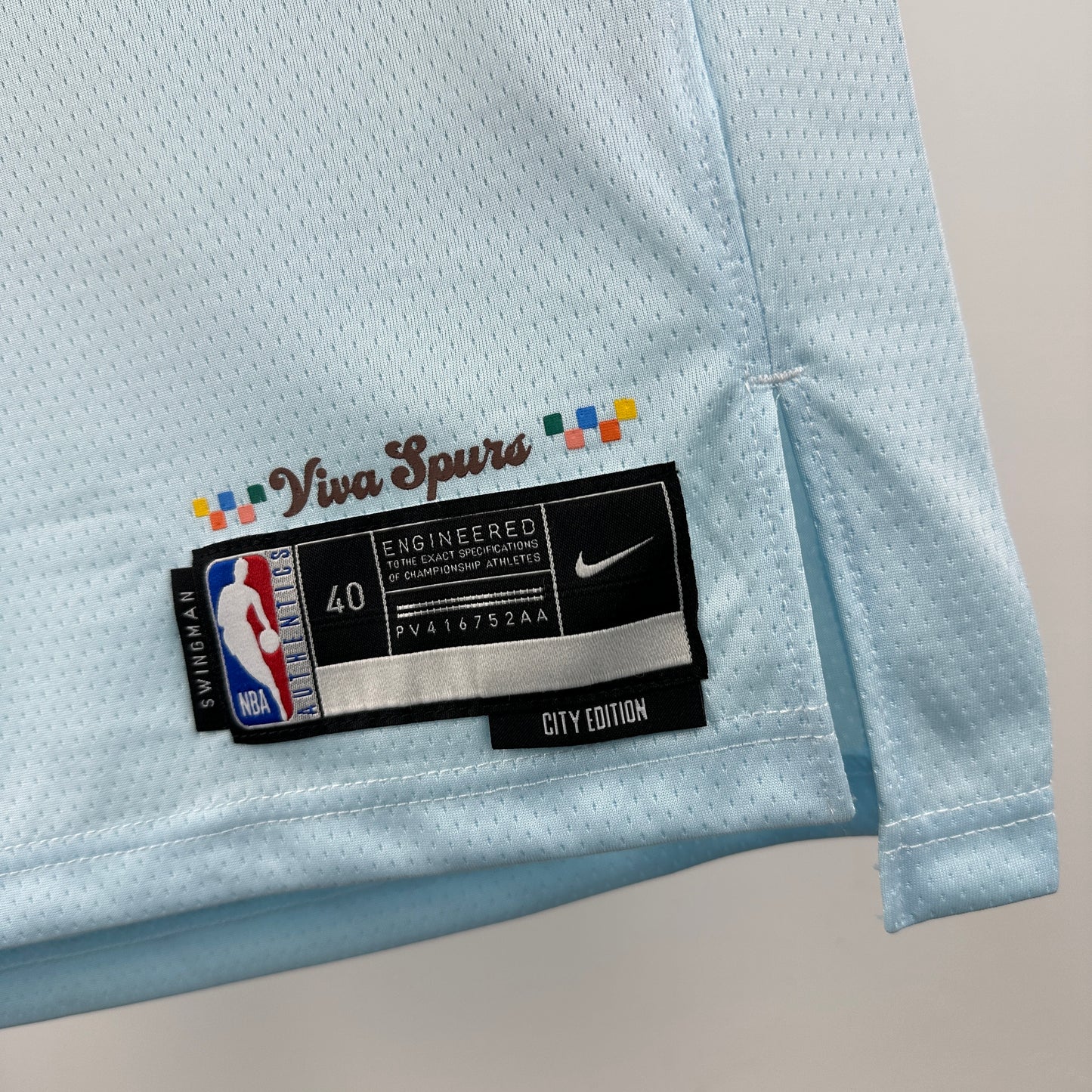 Regata San Antonio Spurs Masculina - Azul Claro