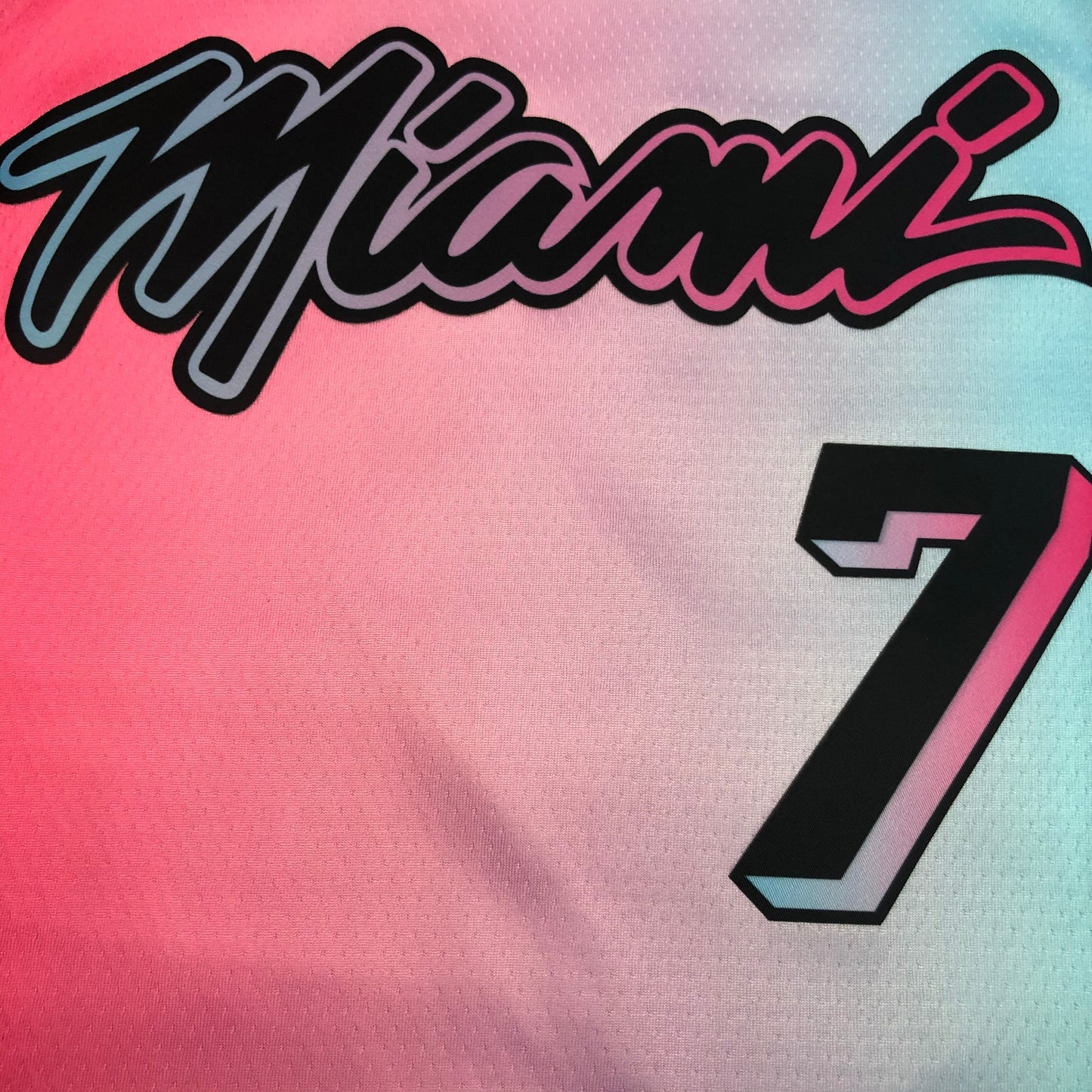 Regata Miami Heat Masculina - Rosa e Azul