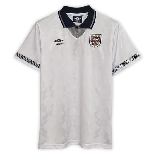 Inglaterra Home Retrô 1990 Umbro - Branca
