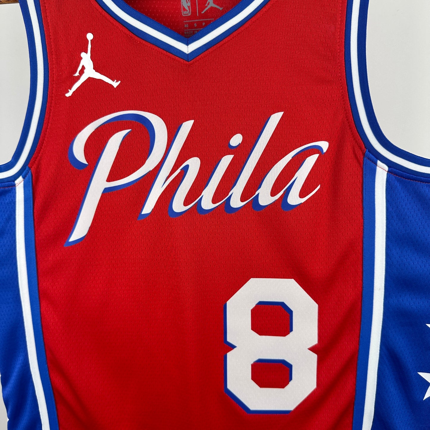 Regata Philadelphia 76ers Masculina - Vermelho