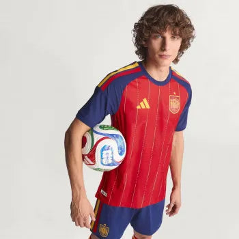 Espanha Home 26/27 Masculino Adidas Jogador - Vermelho