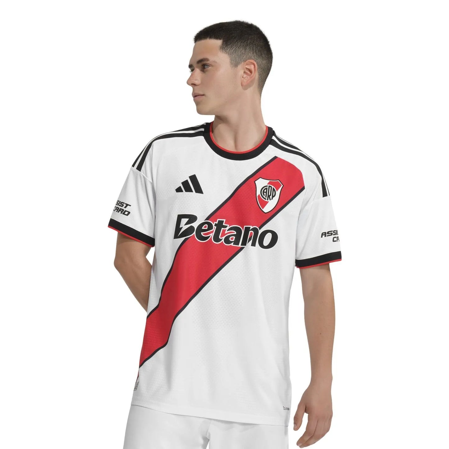 River Plate Home 26/27 Torcedor Adidas - Branca e Vermelho
