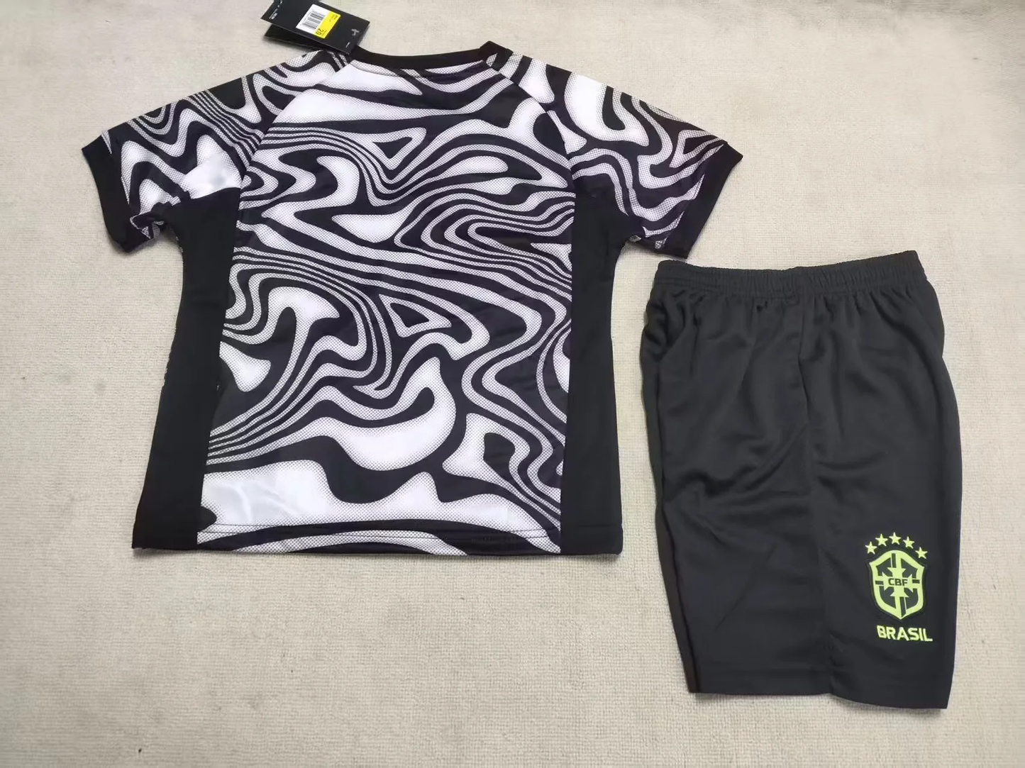Kit Infantil Brasil Goleiro 26/27 - Cinza