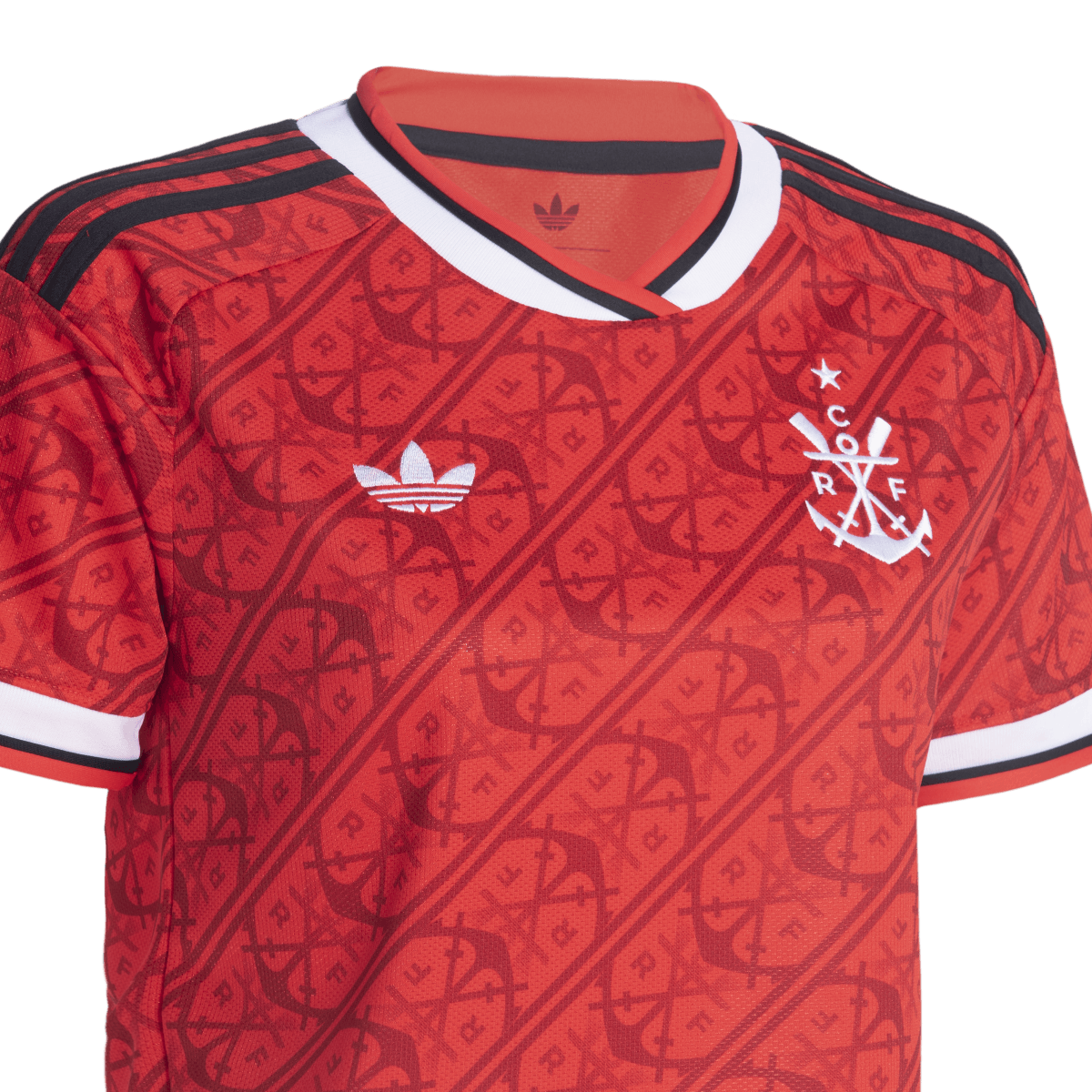 Flamengo Third 26/27 Cropped Adidas Torcedor Feminino - Vemelho