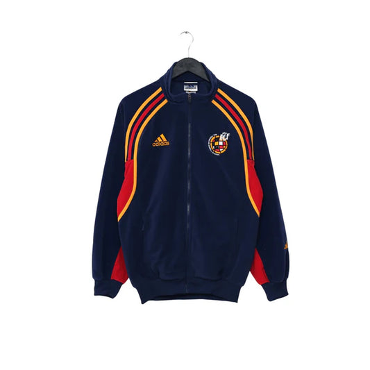 Jaqueta Espanha Retro 1998 Adidas - Azul Escuro