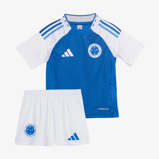 Kit Infantil Cruzeiro Home 25/26 - Azul e Branco