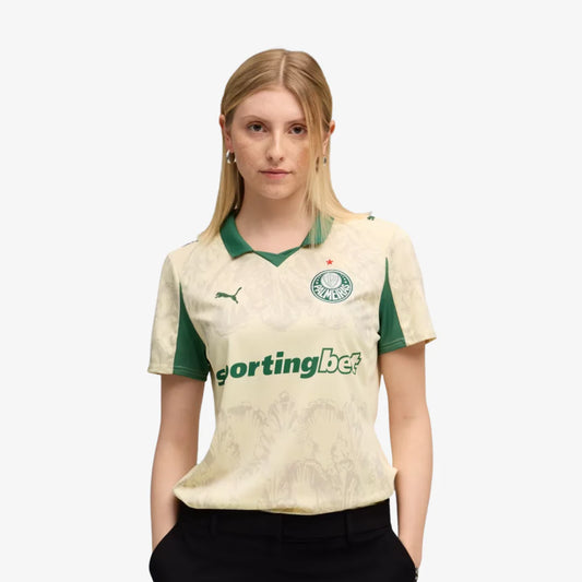Palmeiras Edição Mundial 25/26 Torcedor Feminina Puma -  Bege