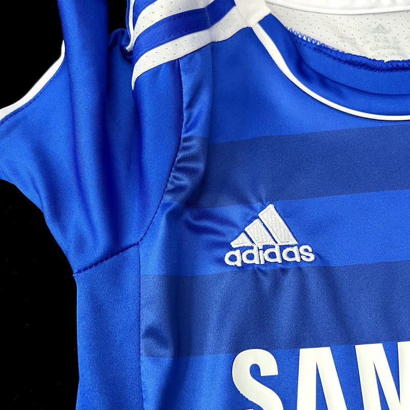 Kit Infantil Chelsea Home Retrô 11/12 - Azul