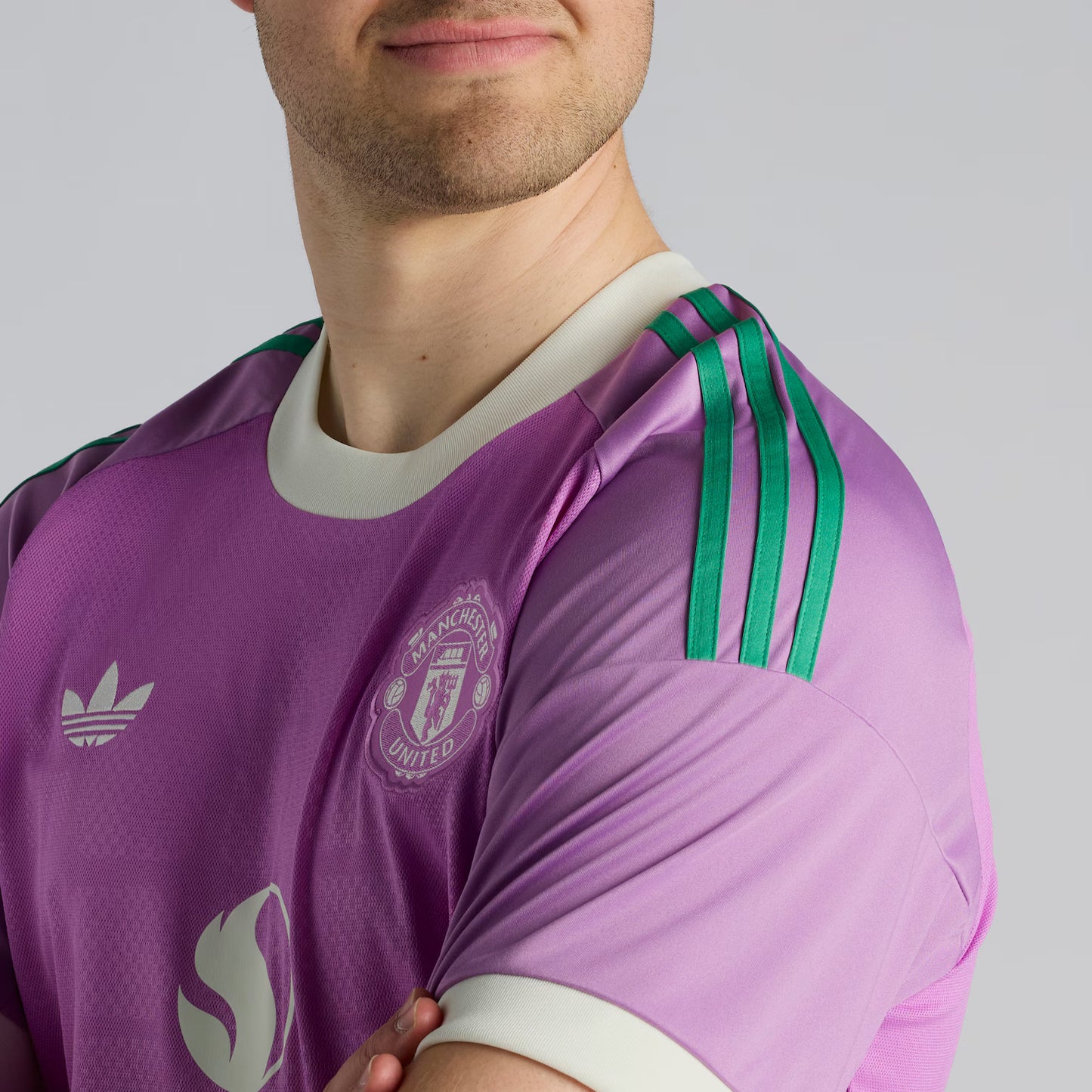 Manchester United Goleiro 26/27 Torcedor Adidas - Rosa