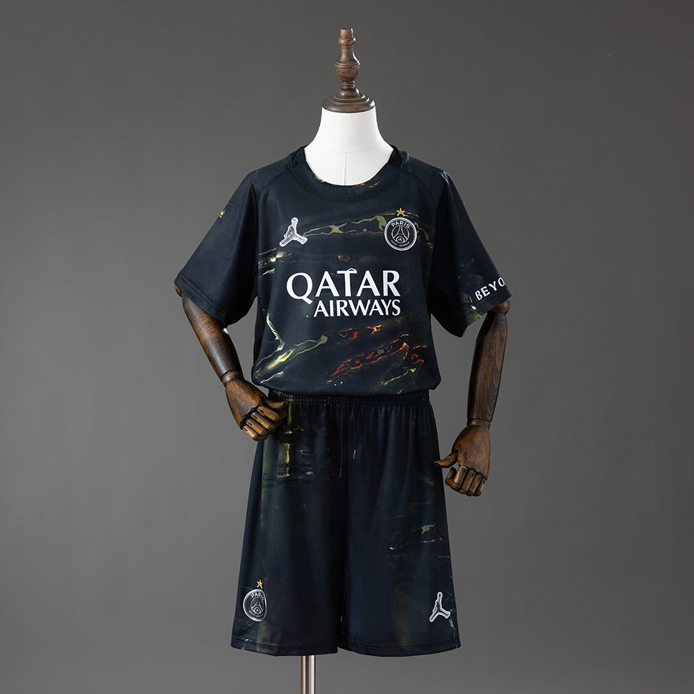 Kit Infantil PSG V 25/26 - Preto