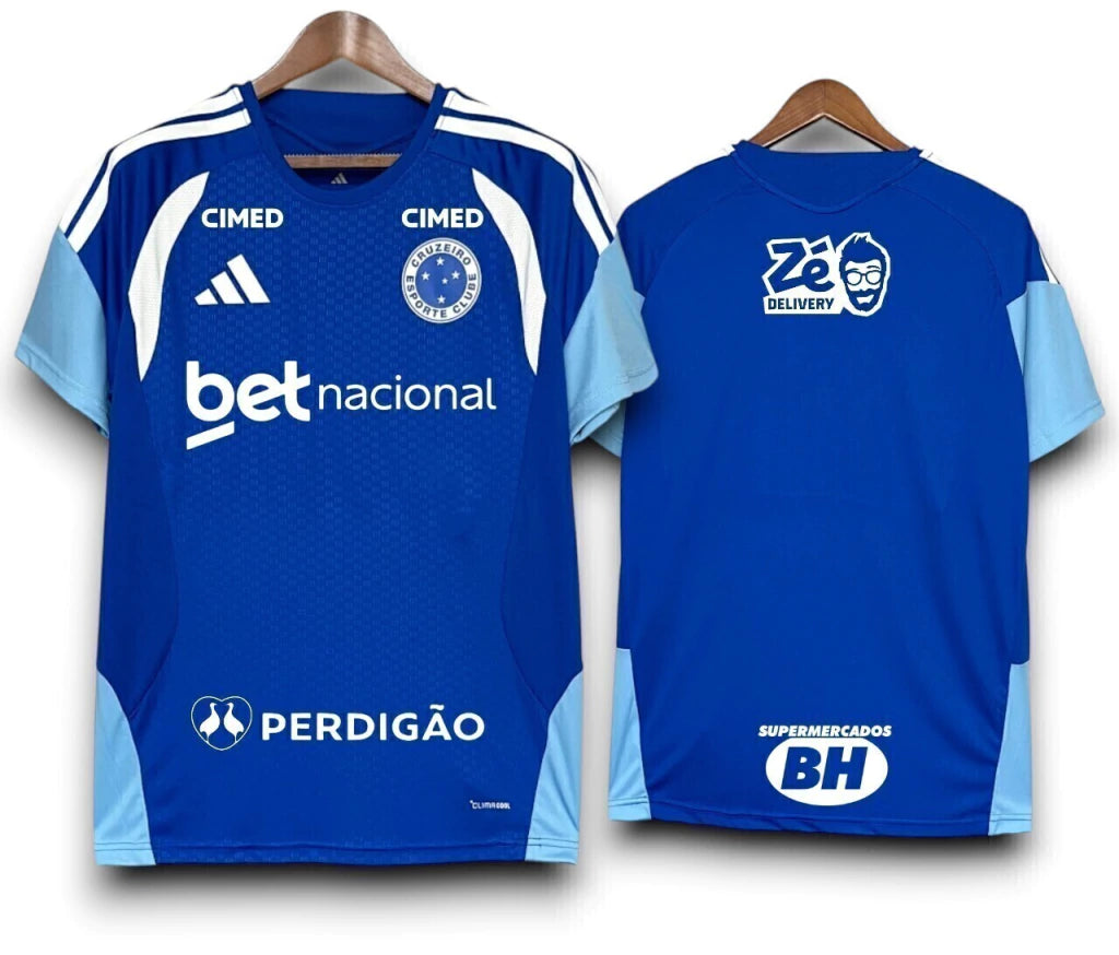 Cruzeiro Treino 26/27 Torcedor Com Patrocínios Adidas - Azul