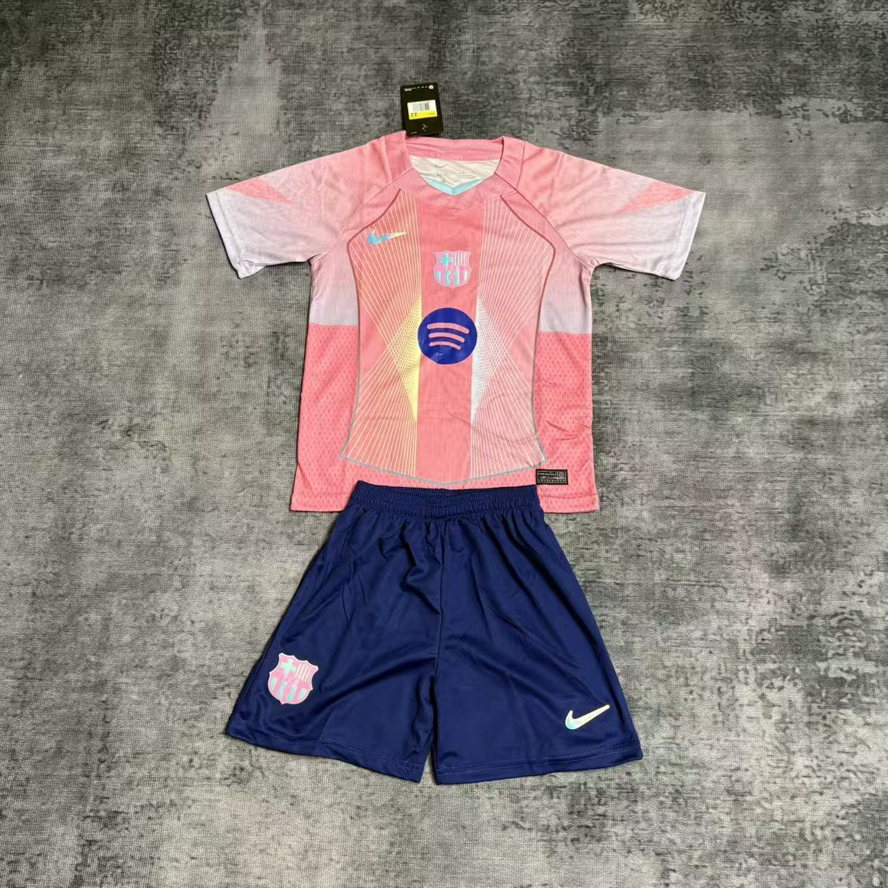 Kit Infantil Barcelona Edição Especial 25/26 - Rosa