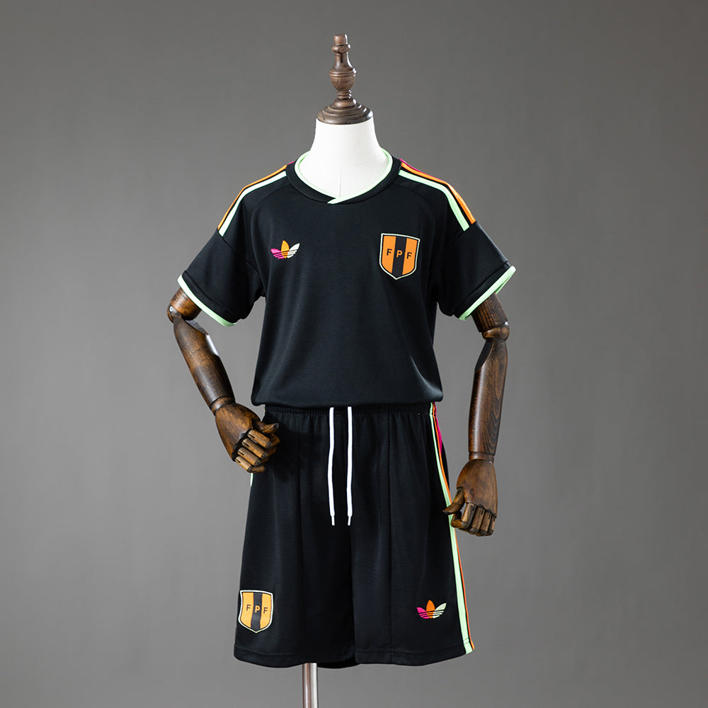 Kit Infantil Peru Away 26/27 - Preto