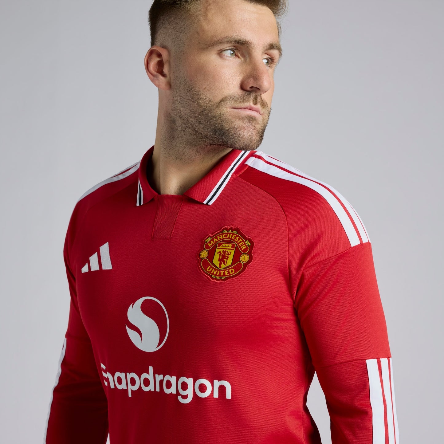 Manchester United Home 26/27 Manga Longa Torcedor Adidas - Vermelho