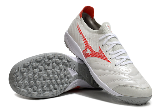 Chuteira Society Mizuno Morelia Neo 3 Japan FG - Cinza Bege