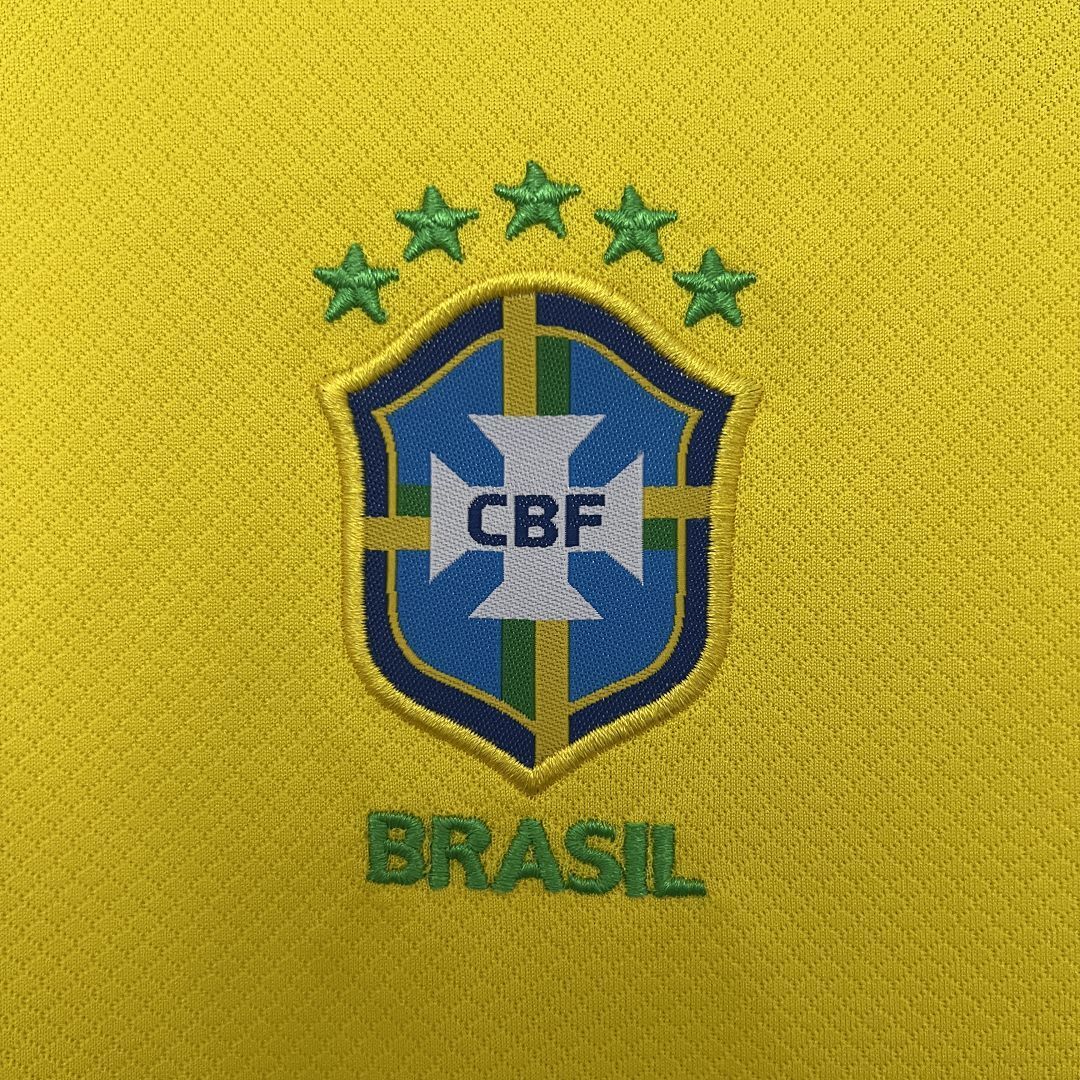 Kit Infantil Brasil Home 25/26 - Amarelo