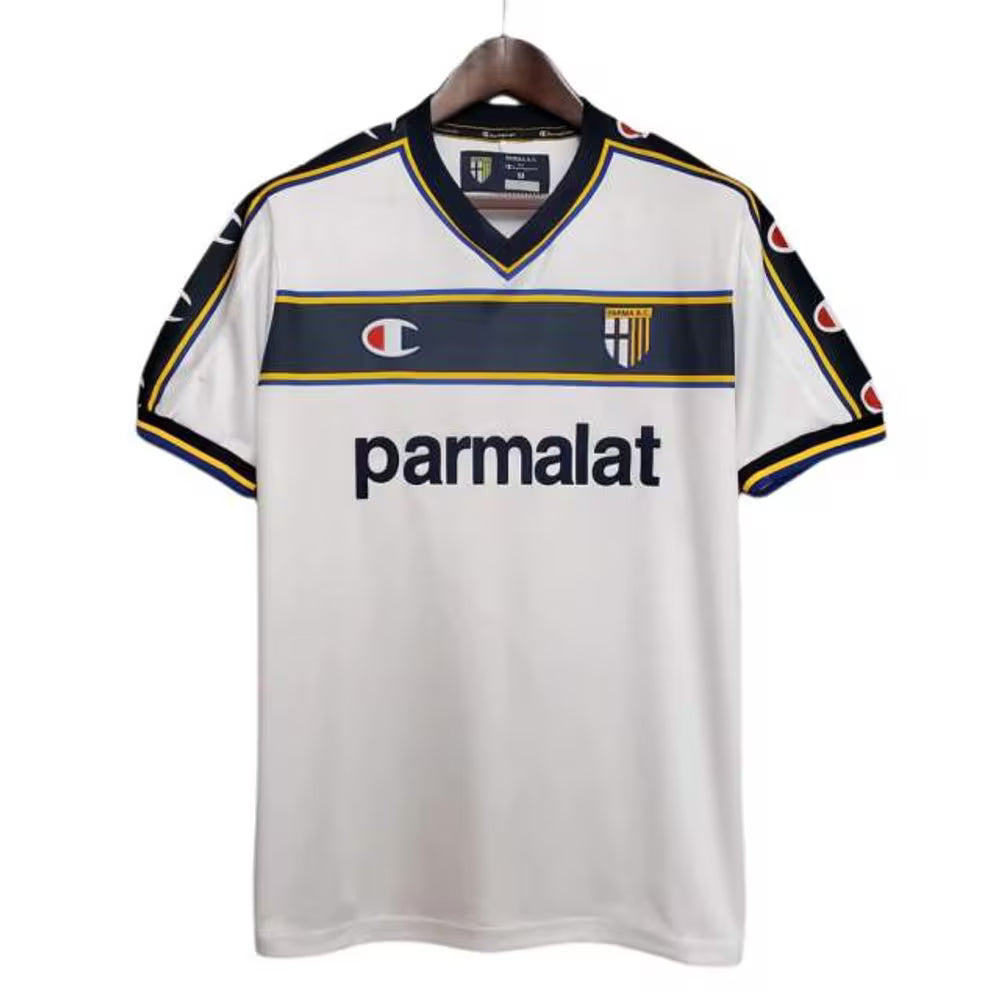Parma Home Retrô 2002/2003 Champion - Branca