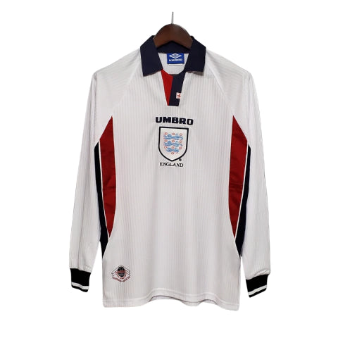 Inglaterra Home Retro 1998 Umbro - Branco